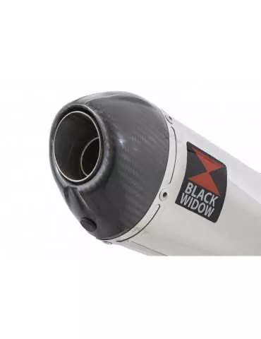 CBF 600 S N 2004 - 2007 (PC38) Ligne complète Silencieux Ovale Inox + Carbone 200mm
