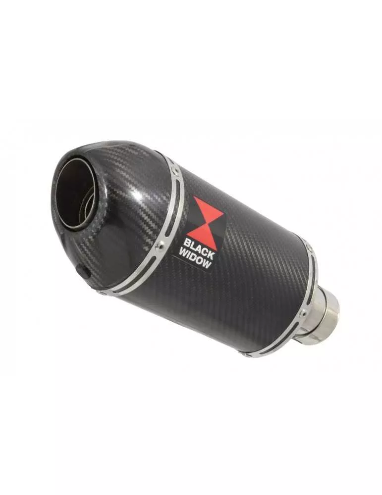 CBF 600 S N 2004 - 2007 (PC38) Ligne complète Silencieux Ovale En Carbone 200mm
