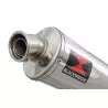 CB600 (PC41) Hornet 07-13 Silencieux & tube de raccord et Silencieux Rond En Inox 400mm