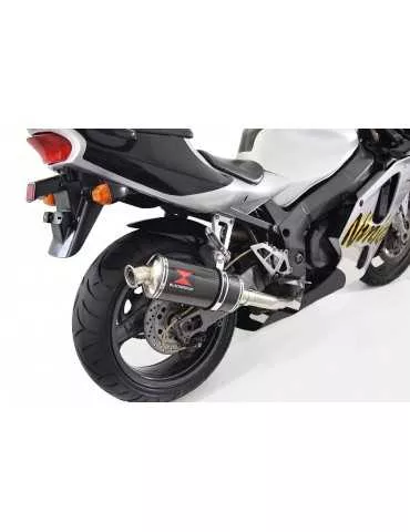 ZXR750 ZXR 750 J K L M 91-95 Ligne complète & Silencieux Ovale En Carbone 300mm
