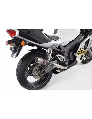 ZXR750 ZXR 750 J K L M 91-95 Ligne complète & Silencieux Rond GP Style Carbone + Canule en Titane 230mm