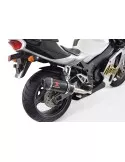ZXR750 ZXR 750 J K L M 91-95 Ligne complète & Silencieux Ovale Noir En Inox + Canule En Carbone 300mm