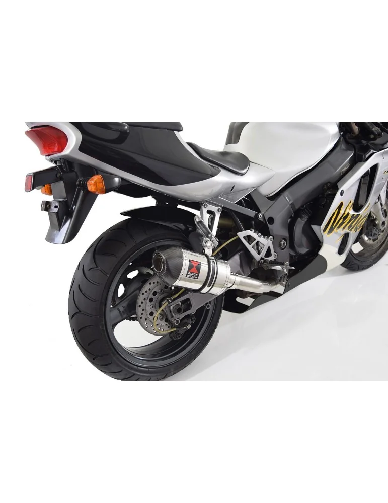 ZXR750 ZXR 750 J K L M 91-95 Ligne complète & Silencieux Ovale En Inox + Canule En Carbone 200mm