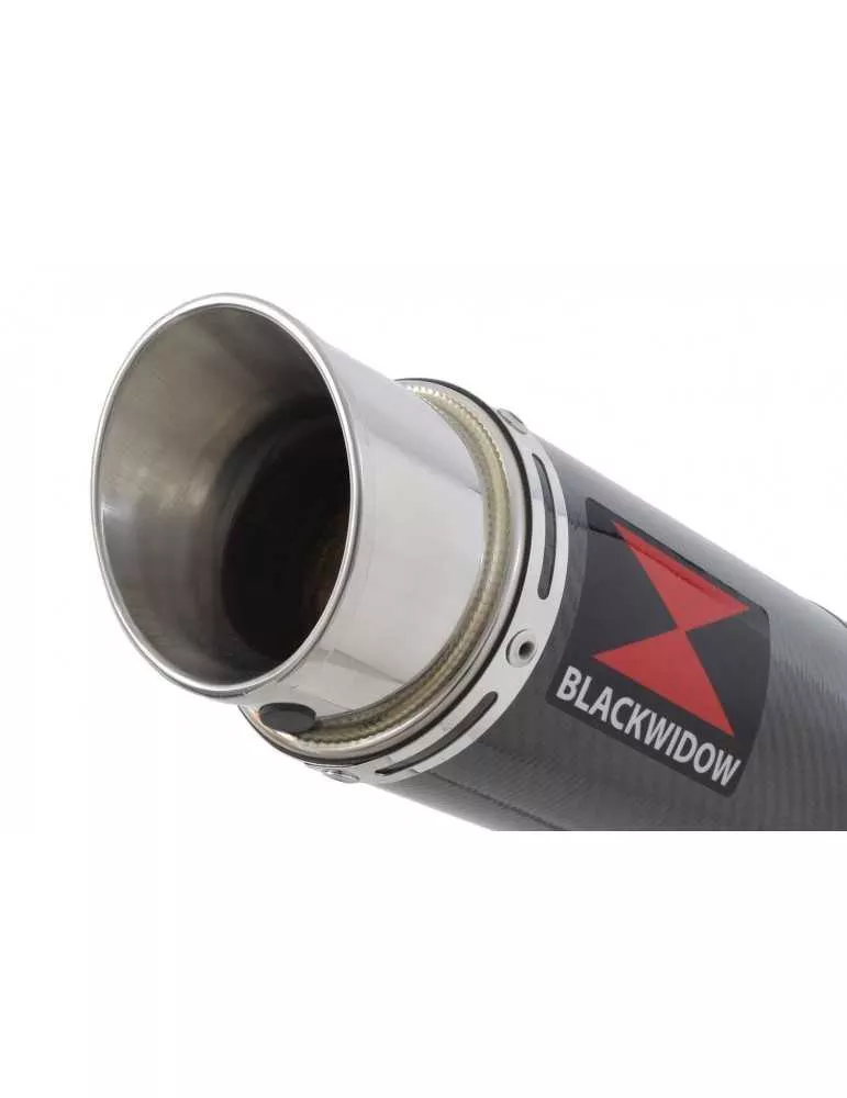 CB600 (PC41) Hornet 07-13 Silencieux & tube de raccord  Et Silencieux GP Rond En Carbone 360mm