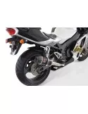 ZXR750 ZXR 750 J K L M 91-95 Ligne complète & Silencieux Ovale Noir En Inox + Canule En Carbone 200mm