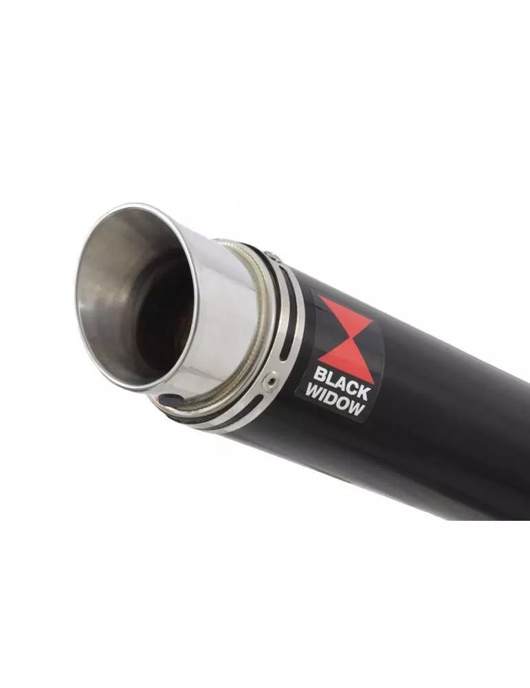 CB600 (PC41) Hornet 07-13 Silencieux & tube de raccord  Et Silencieux GP Rond Black Stainless 230mm