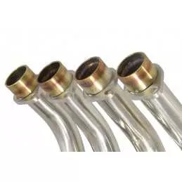 CB600 (PC41) Hornet 07-13 De Cat Ligne complètes & Ovale En Carbone Silencieux & En Carbone Tip 400mm