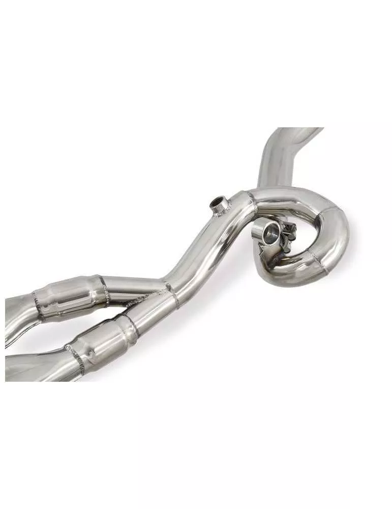 CB600 (PC41) Hornet 07-13 De Cat Ligne complètes & Ovale Silencieux En Inox En Carbone Tip 400mm
