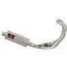 MT09 MT-09 2013-2021 Low Level De-cat Exhaust System with 300mm Oval Stainless Steel Silencer