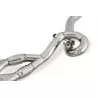 CB600 (PC41) Hornet 07-13 De Cat Ligne complètes & GP Rond Black Stainless Silencieux 350mm