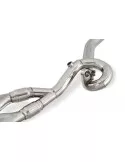 CB600 (PC41) Hornet 07-13 De Cat Ligne complètes & Ovale En Carbone Silencieux & En Carbone Tip 200mm