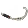 MT09 MT-09 2013-2021 Low Level De-cat Exhaust System with 230mm Round GP Style Carbon Fibre Silencer