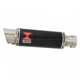 ZX-11 ZX11 4-1 Ligne complète & Silencieux Rond GP style Noir En Inox 230mm