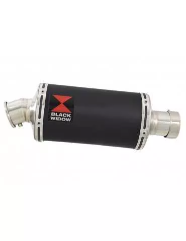 ZX-11 ZX11 4-1 Ligne complète & Silencieux Ovale Noir En Inox 230mm