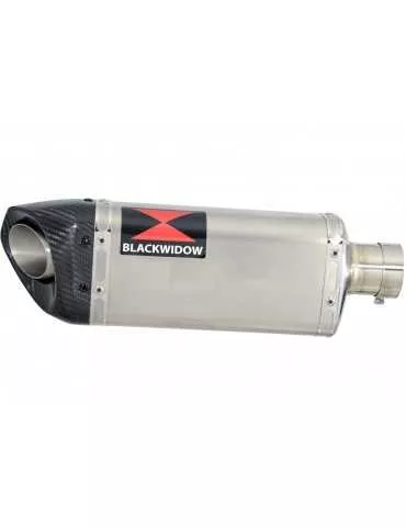 ZX-11 ZX11 4-1 Ligne complète & Silencieux tri-ovale En Inox + Canule en Carbone 250mm