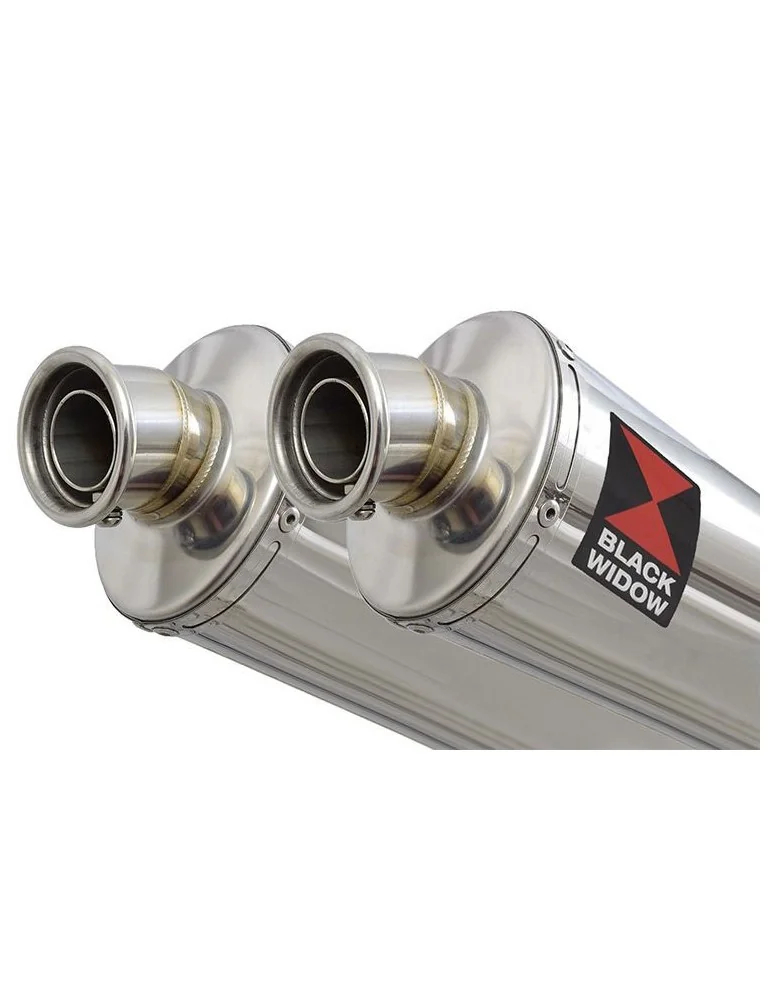 CB1100 X11 4-2 Tube de raccords et Silencieux Ovale En Inox 230mm