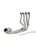ZX6R ZX-6R 2007 2008 Décatalyseur 07 08 Tuyau d'Echappement course (RACE EXHAUST PIPES )
