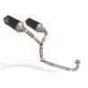 MSX 125 GROM 1-2 Twin Exhaust System with 300mm Black Painted Stainless Silencers