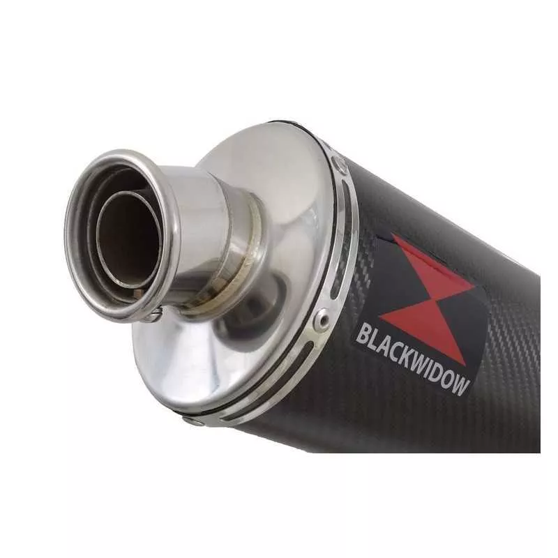 ZX6R ZX-6R 2009/2016 Decata  / kit Tube de raccord &  Silencieux En Carbone 400mm