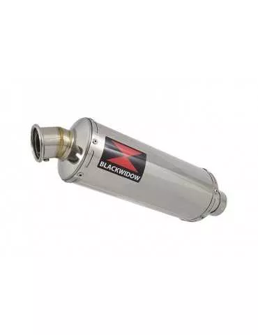 ZX6R ZX-6R 2009/2016 Kit Tube de raccord & Silencieux Rond en Inox 300mm