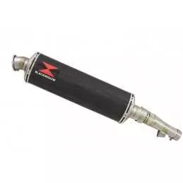 Honda NC 700 S (RC61) 2012-2014 Kit Silencieux : Silencieux Ovale Carbone 400mm