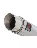 ZX6R ZX-6R 2009/2016 Tube de raccord & Silencieux Rond En Inox 200mm