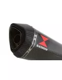 ZX6R ZX-6R 2009/2016 Tube de raccord & Silencieux Hexagonale En Carbone 300mm