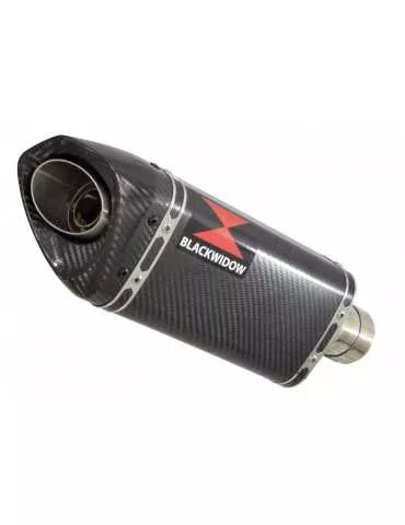 ZX-11 ZX11 4-1 Ligne complète & Silencieux tri-ovale En Carbone 250mm
