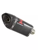 ZX-11 ZX11 4-1 Ligne complète & Silencieux tri-ovale En Carbone 250mm