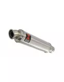 ZX6R ZX-6R 636 2013/2020 Decata / Tube de raccord & Silencieux Rond en Inox 350mm