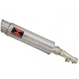 Honda NC 700 S (RC61) 2012-2014 Kit Silencieux : Silencieux Rond GP Style Inox 360mm