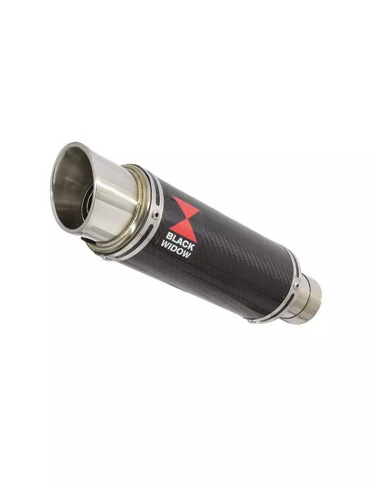 ZX6R ZX-6R 636 2013/2020 Decata / Tube de raccord & Silencieux GP Rond En Carbone 230mm