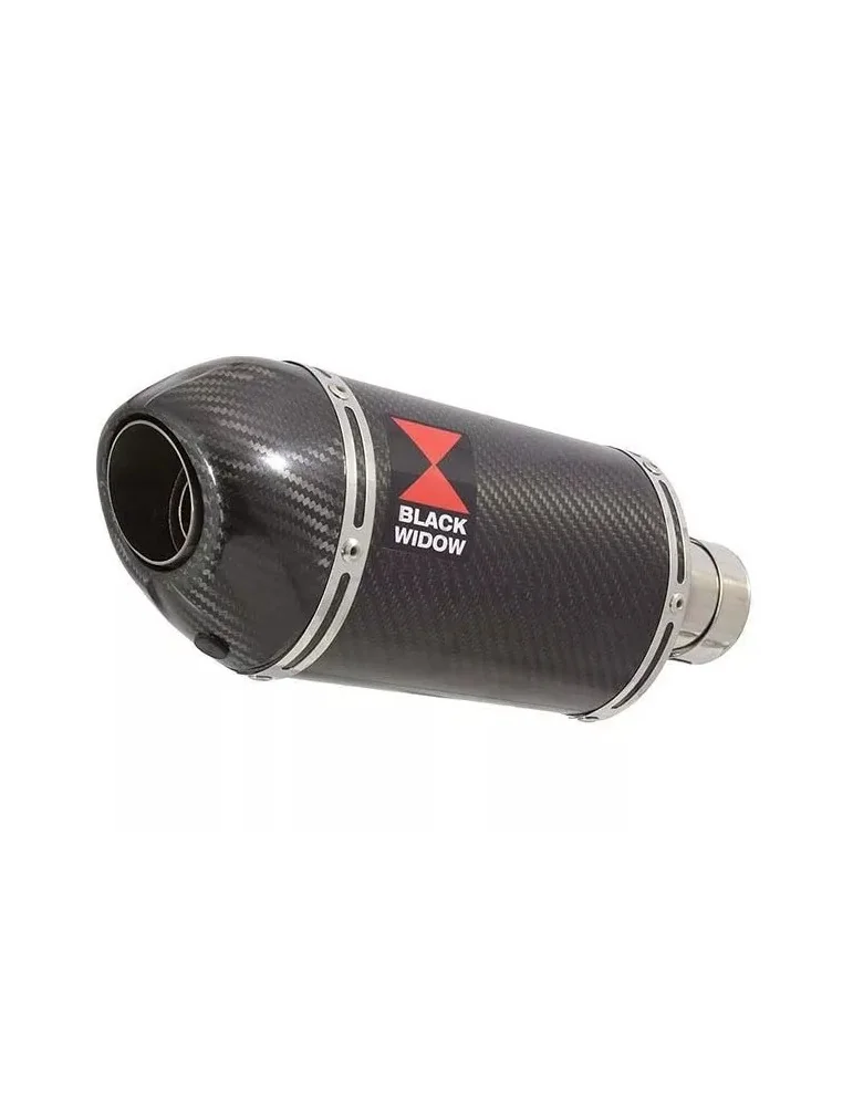 KAWASAKI KLE 500 KLE500 Ligne complète & Silencieux Ovale En Carbone + Canule En Carbone 200mm