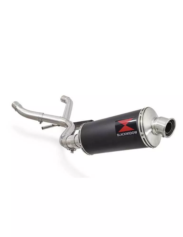 R1150 GS Collecteur  Décatalyseur & Silencieux Ovale Noir En Inox 300mm