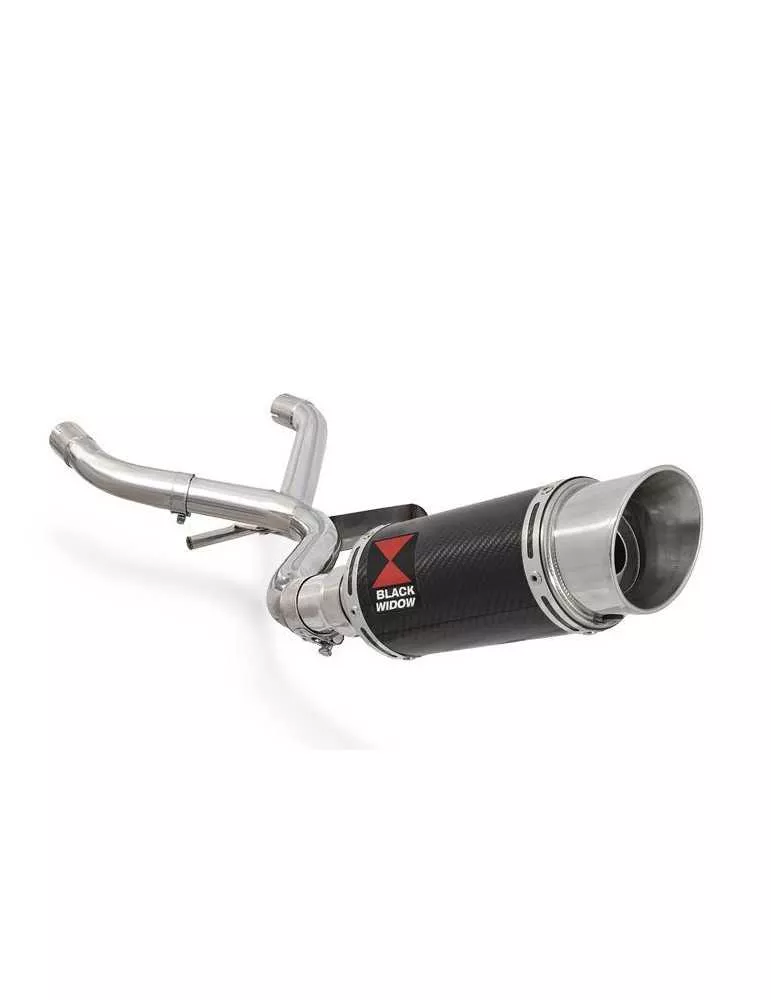 R1150 GS Décatalyseur exhaust collector & Rond En Carbone Silencieux 200mm