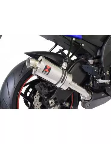 ZX6R ZX-6R 636 2013/2020 Tube de raccord & Silencieux Ovale En Inox 230mm