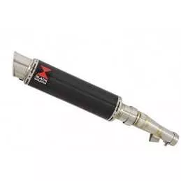 Honda NC 700 S (RC61) 2012-2014 Kit Silencieux: Silencieux Rond GP Style Carbone 350mm