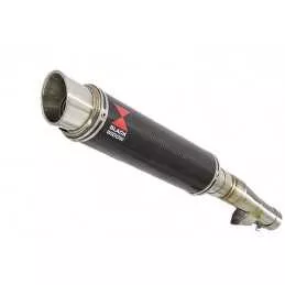 Honda NC 700 S (RC61) 2012-2014 Kit Silencieux: Silencieux Rond GP Style Carbone 350mm