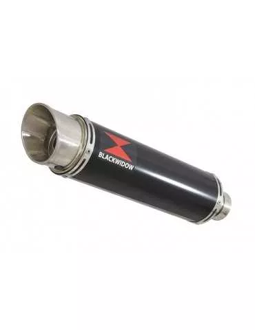 Z750 ZR750 Z750S 04 05 06 Tube de raccord et Silencieux Rond GP Style Noir En Inox 360mm