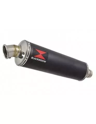Z750 Z750R Z750L 07-14 Tube de raccord et Silencieux Rond Noir En Inox 400mm
