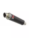 Z750 Z750R Z750L 07-14 Tube de raccord et Silencieux Rond En Carbone 350mm