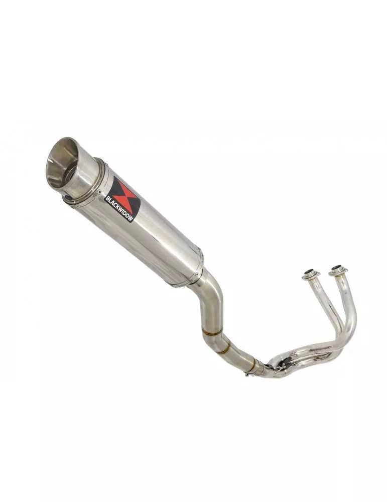 Ninja 650 2017 Decata Passage Haut Ligne complète + Silencieux GP Rond en Inox 360mm