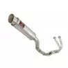 Ninja 650 2017 Decata Passage Haut Ligne complète + Silencieux GP Rond en Inox 360mm