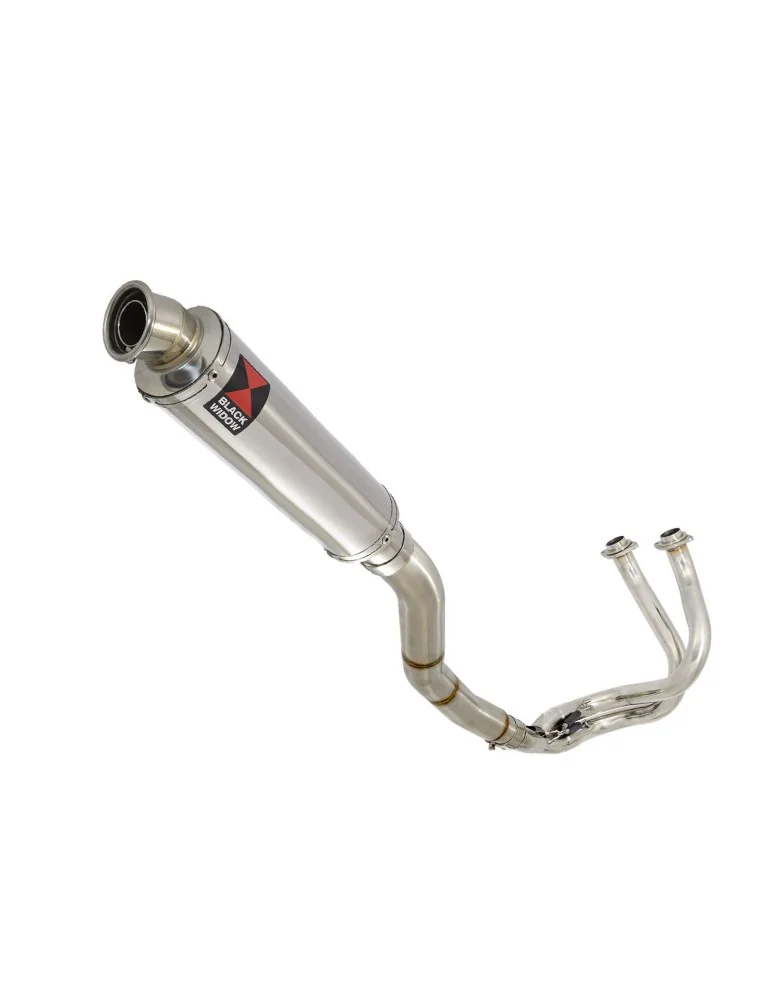 Ninja 650 2017 Decata Passage Haut Ligne complète + Silencieux Rond en Inox 350mm