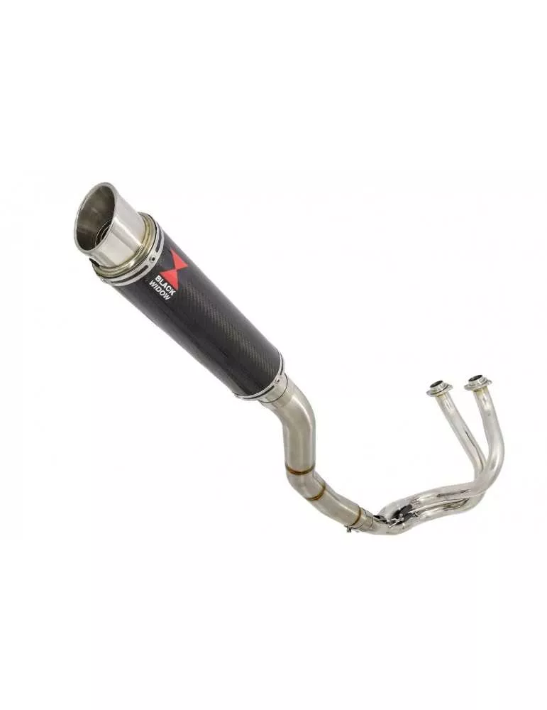 Ninja 650 2017 De Cat Passage Haut Ligne complètes + GP Rond En Carbone Silencieux 350mm