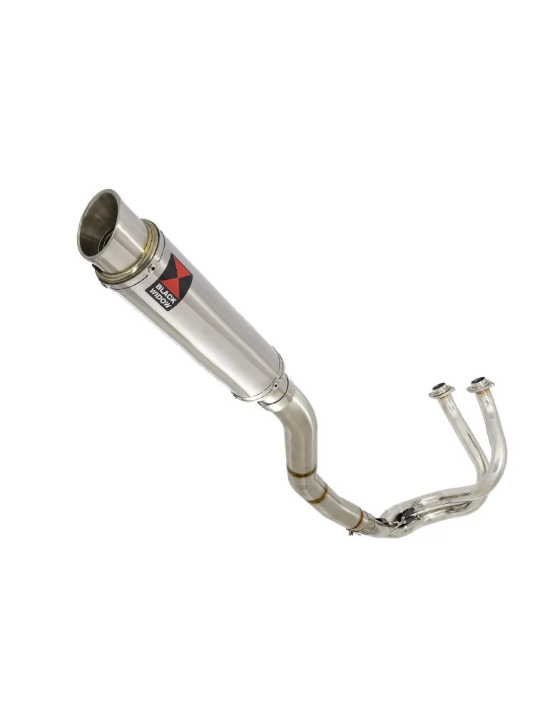 Ninja 650 2017 Decata Passage Haut Ligne complète + Silencieux GP Rond en Inox 350mm