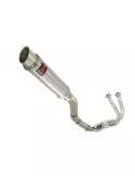 Ninja 650 2017 Decata Passage Haut Ligne complète + Silencieux GP Rond en Inox 350mm