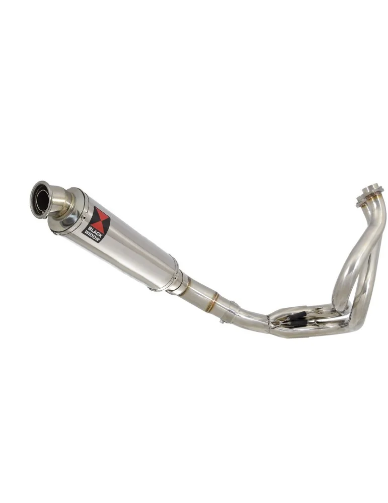 Ninja 650 2017 Decata Passage Bas Ligne complète + Silencieux Rond en Inox 350mm