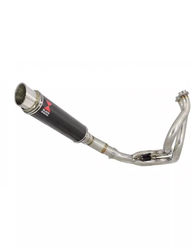 Ninja 650 2017 Decata Passage Bas Ligne complète + Silencieux GP Rond En Carbone 350mm