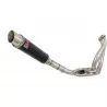 Ninja 650 2017 Decata Passage Bas Ligne complète + Silencieux GP Rond Noir en Inox 350mm